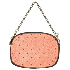 Dot Peach Chain Purses (one Side)  by snowwhitegirl