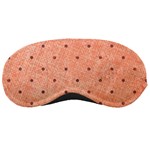 Dot Peach Sleeping Masks Front