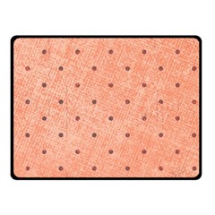 Dot Peach Fleece Blanket (small) by snowwhitegirl