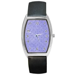 Dot Blue Barrel Style Metal Watch by snowwhitegirl