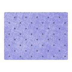 Dot Blue Double Sided Flano Blanket (mini)  by snowwhitegirl