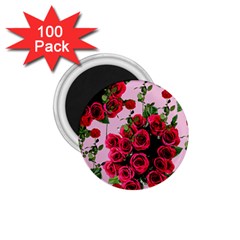 Roses Pink 1 75  Magnets (100 Pack)  by snowwhitegirl