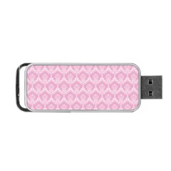 Damask Pink Portable Usb Flash (two Sides) by snowwhitegirl