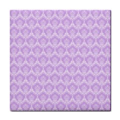 Damask Lilac Tile Coasters by snowwhitegirl