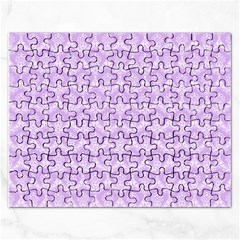 Damask Lilac Rectangular Jigsaw Puzzl by snowwhitegirl