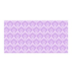 Damask Lilac Satin Wrap by snowwhitegirl