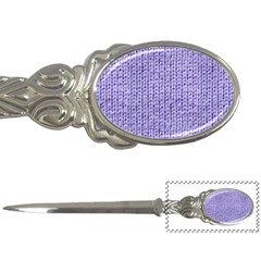 Knitted Wool Lilac Letter Openers by snowwhitegirl