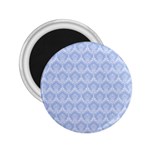 Damask Light Blue 2.25  Magnets Front