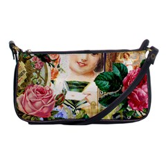 Little Girl Victorian Collage Shoulder Clutch Bags by snowwhitegirl