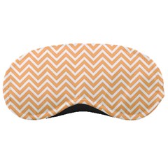 Orange Chevron Sleeping Masks by snowwhitegirl