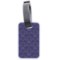 Damask Purple Luggage Tags (two Sides) by snowwhitegirl