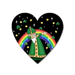  St  Patrick  Dabbing Heart Magnet by Valentinaart