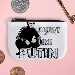 Squat Like Putin Mini Coin Purses by Valentinaart