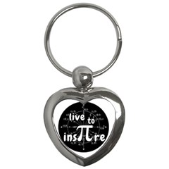 Pi Day Key Chains (heart)  by Valentinaart