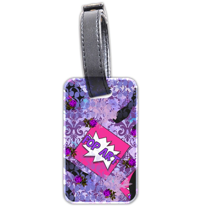 Purlpe Retro Pop Luggage Tags (Two Sides)