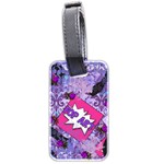 Purlpe Retro Pop Luggage Tags (Two Sides) Back