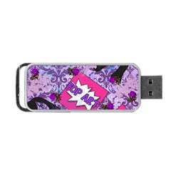 Purlpe Retro Pop Portable Usb Flash (one Side) by snowwhitegirl