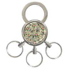 Angel Floral 3-ring Key Chains by snowwhitegirl