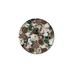 Rose Bushes Brown Golf Ball Marker (10 Pack) by snowwhitegirl