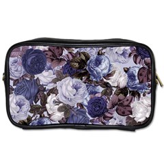 Rose Bushes Blue Toiletries Bags 2-side by snowwhitegirl