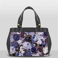 Rose Bushes Blue Office Handbags by snowwhitegirl