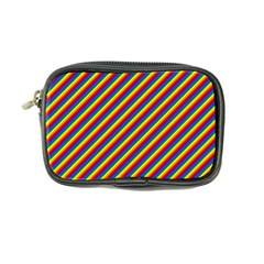 Gay Pride Flag Candy Cane Diagonal Stripe Coin Purse by PodArtist