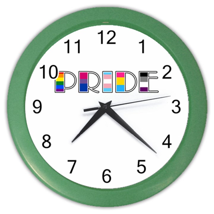 Pride Color Wall Clocks