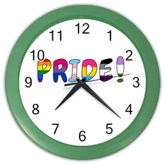 Pride Color Wall Clocks by Valentinaart