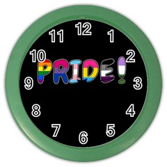 Pride Color Wall Clocks by Valentinaart