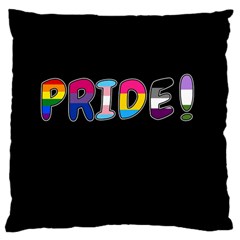 Pride Large Cushion Case (one Side) by Valentinaart