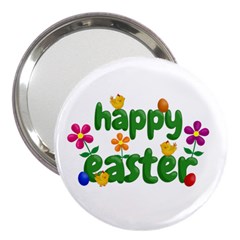 Happy Easter 3  Handbag Mirrors by Valentinaart