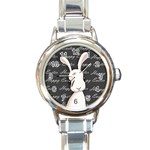 Easter bunny  Round Italian Charm Watch Front