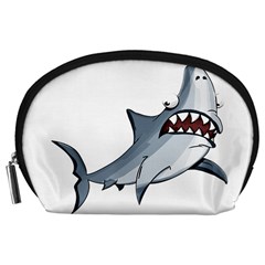 Scary Cute Shark Accessory Pouches (large)  by ImagineWorld