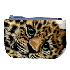 Jaguar Cub Large Coin Purse by ArtByThree