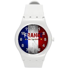 Football World Cup Round Plastic Sport Watch (m) by Valentinaart