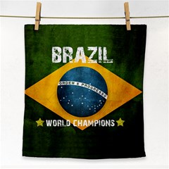 Football World Cup Face Towel by Valentinaart