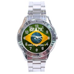 Football World Cup Stainless Steel Analogue Watch by Valentinaart