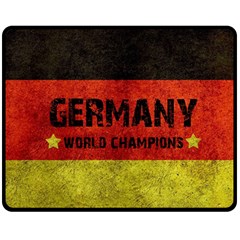 Football World Cup Double Sided Fleece Blanket (medium)  by Valentinaart