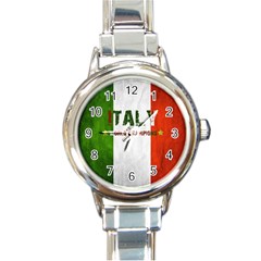 Football World Cup Round Italian Charm Watch by Valentinaart