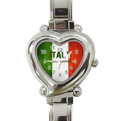 Football World Cup Heart Italian Charm Watch by Valentinaart