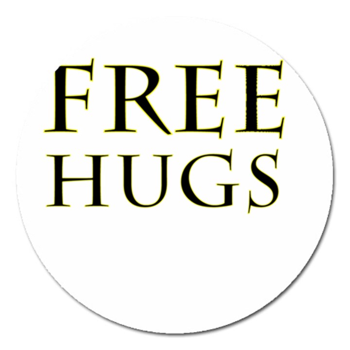 Freehugs Magnet 5  (Round)