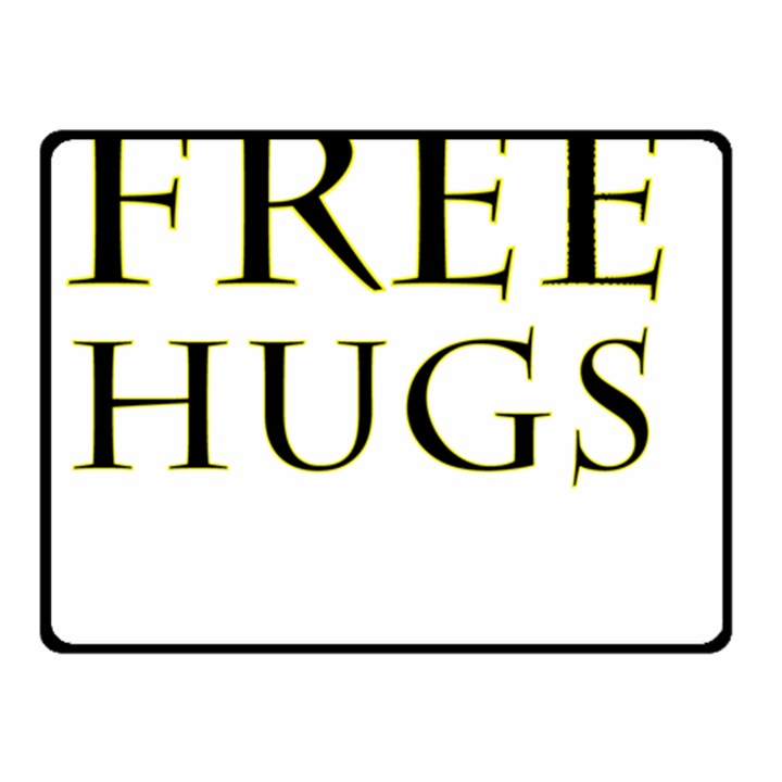 Freehugs Fleece Blanket (Small)