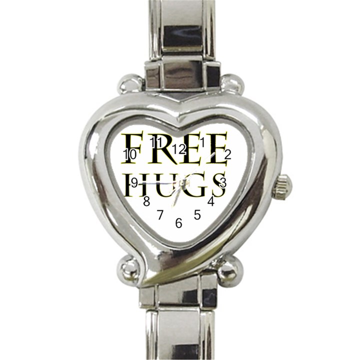 Freehugs Heart Italian Charm Watch