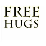 Freehugs Double Sided Flano Blanket (Medium)  60 x50  Blanket Back