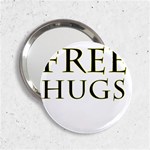 Freehugs 2.25  Handbag Mirrors Front