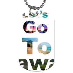 Hawaii Dog Tag (one Side) by Howtobead