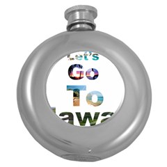 Hawaii Round Hip Flask (5 Oz) by Howtobead