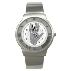 It s A Vulcan Thing Stainless Steel Watch by Howtobead