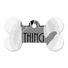 It s A Vulcan Thing Dog Tag Bone (two Sides) by Howtobead