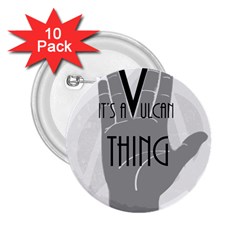 Vulcan Thing 2 25  Buttons (10 Pack)  by Howtobead